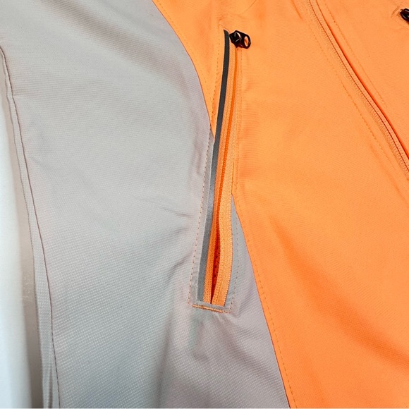 RBX Performance Neon Tangerine Color Windbreaker Hoodie S - Picture 8 of 8